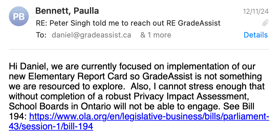 School atrium wall decal reading "Be a Changemaker"